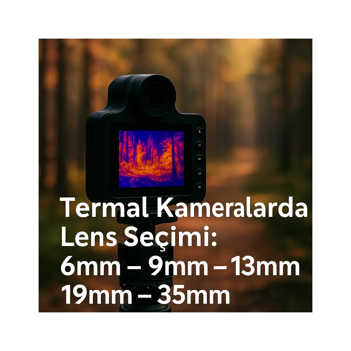 Termal Kameralarda Lens Seçimi: 6mm – 9mm – 13mm – 19mm – 35mm (2025 Rehberi)