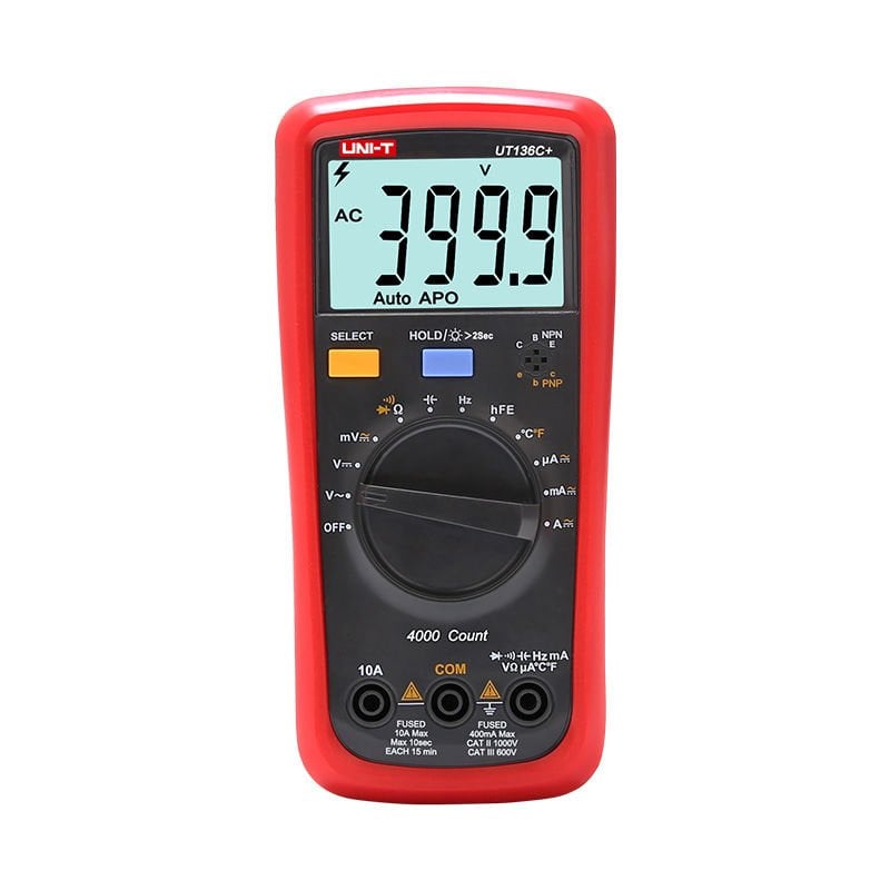 UNI-T UT136C+ DİJİTAL MULTİMETRE ÖLÇÜM CİHAZI