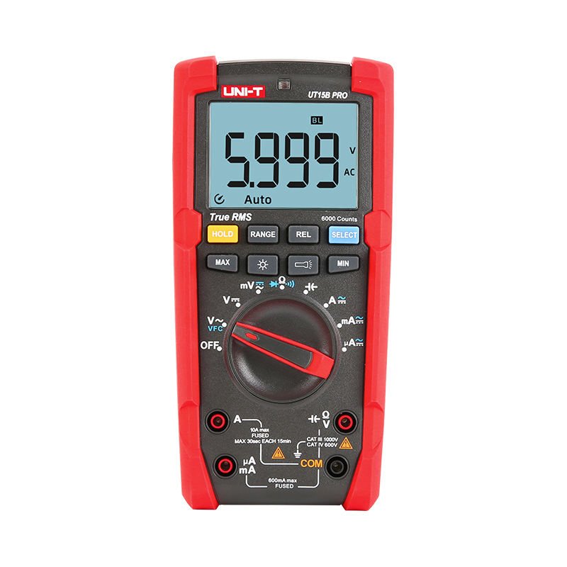 UNI-T UT15B PRO 1000V TRUE RMS DİJİTAL MULTİMETRE
