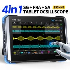 FNIRSI DPOS350P 4-in-1 350MHz 1GSPS Tablet Osiloskop, Sinyal Jeneratörü, Spektrum Analizörü ve Frekans Tepki Analizörü