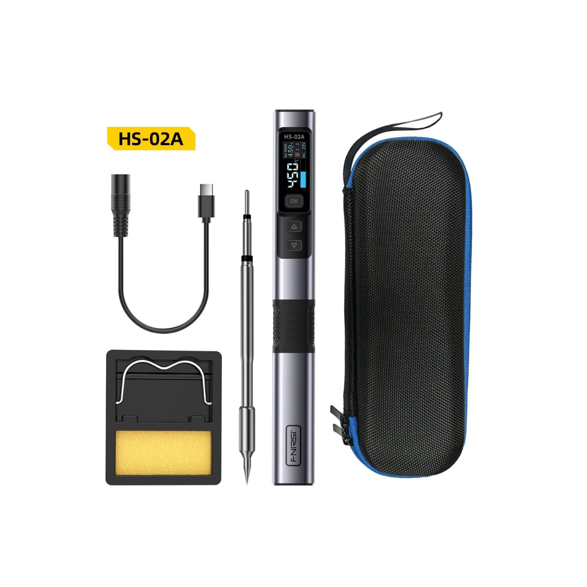 FNIRSI HS-02A Akıllı Kalem Havya 100W USB-C