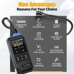 FNIRSI GD-02 Taşınabilir Yanıcı Gaz Dedektörü