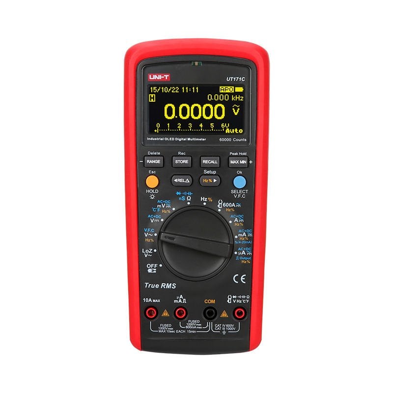 UNI-T UT171C ENDÜSTRİYEL TRUE RMS DİJİTAL MULTİMETRE