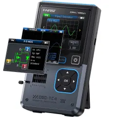 FNIRSI DSO-TC4 3-in-1 Dijital Osiloskop + Transistör Test Cihazı + Sinyal Jeneratörü