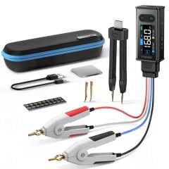 FNIRSI LCR-ST2 Çift Mod LCR Ölçer (Tweezer, Kelvin Clibs)