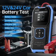 FNIRSI BTM-24 Akü Test Cihazı | 12V/24V 2000 CCA Profesyonel Akü Analiz Cihazı