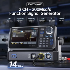 FNIRSI TSG6020 60MHz 2 Kanal Fonksiyon Sinyal Jeneratörü 200MSa/s 14 Bit DDS Signal Generator