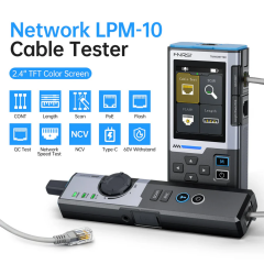 FNIRSI LPM-10A Network Kablo Test Cihazı RJ45 PoE NCV Çok Fonksiyonlu Kablo Bulucu