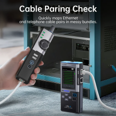 FNIRSI LPM-10A Network Kablo Test Cihazı RJ45 PoE NCV Çok Fonksiyonlu Kablo Bulucu