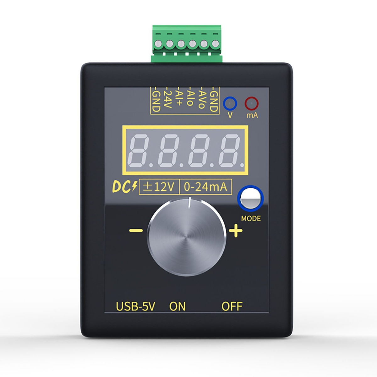 Fnirsi SG-002 Sinyal Jeneratörü ±12V 0-24mA Voltaj Akım Kalibratörü