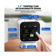 FNIRSI SFD-02 Hava Kalitesi Ölçer Formaldehit TVOC Dedektörü