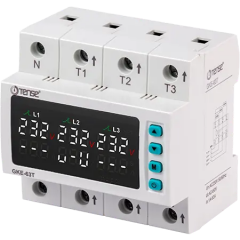 GKE-63T Trifaze Gerilim Koruma Rölesi 63A Akım Korumalı