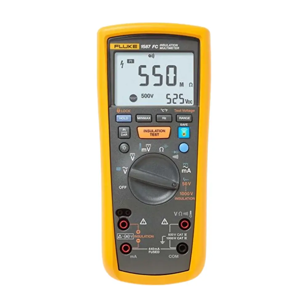 Fluke 1587 FC İzolasyon Test Cihazı ve True RMS Multimetre