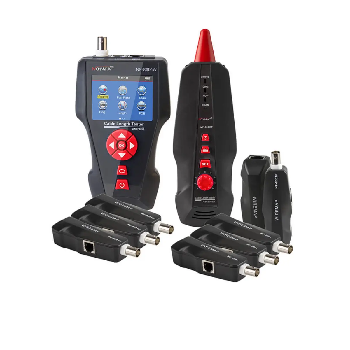 NOYAFA NF-8601W Ağ Test Cihazı RJ45 RJ11 PoE Ping Kablo Tester