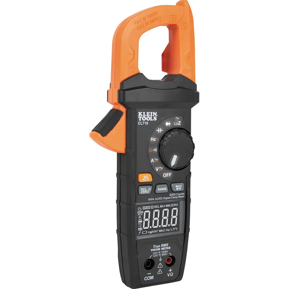 Klein Tools CL710 600A AC/DC TRMS Dijital Pens Ampermetre, LoZ Modlu