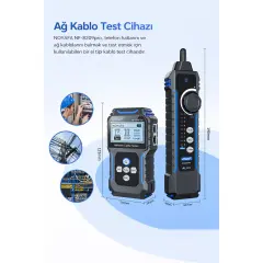 NOYAFA NF-8209Pro Ağ Test Cihazı Kablo Takip PoE Ping Tester
