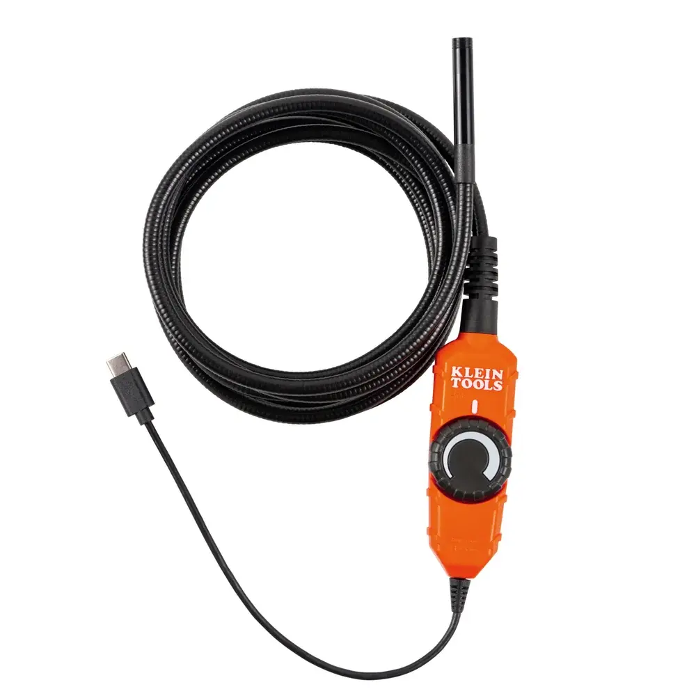 Klein Tools ET16 Android Uyumlu USB-C Boroskop, 3 m Zırhlı Kablo, IP67
