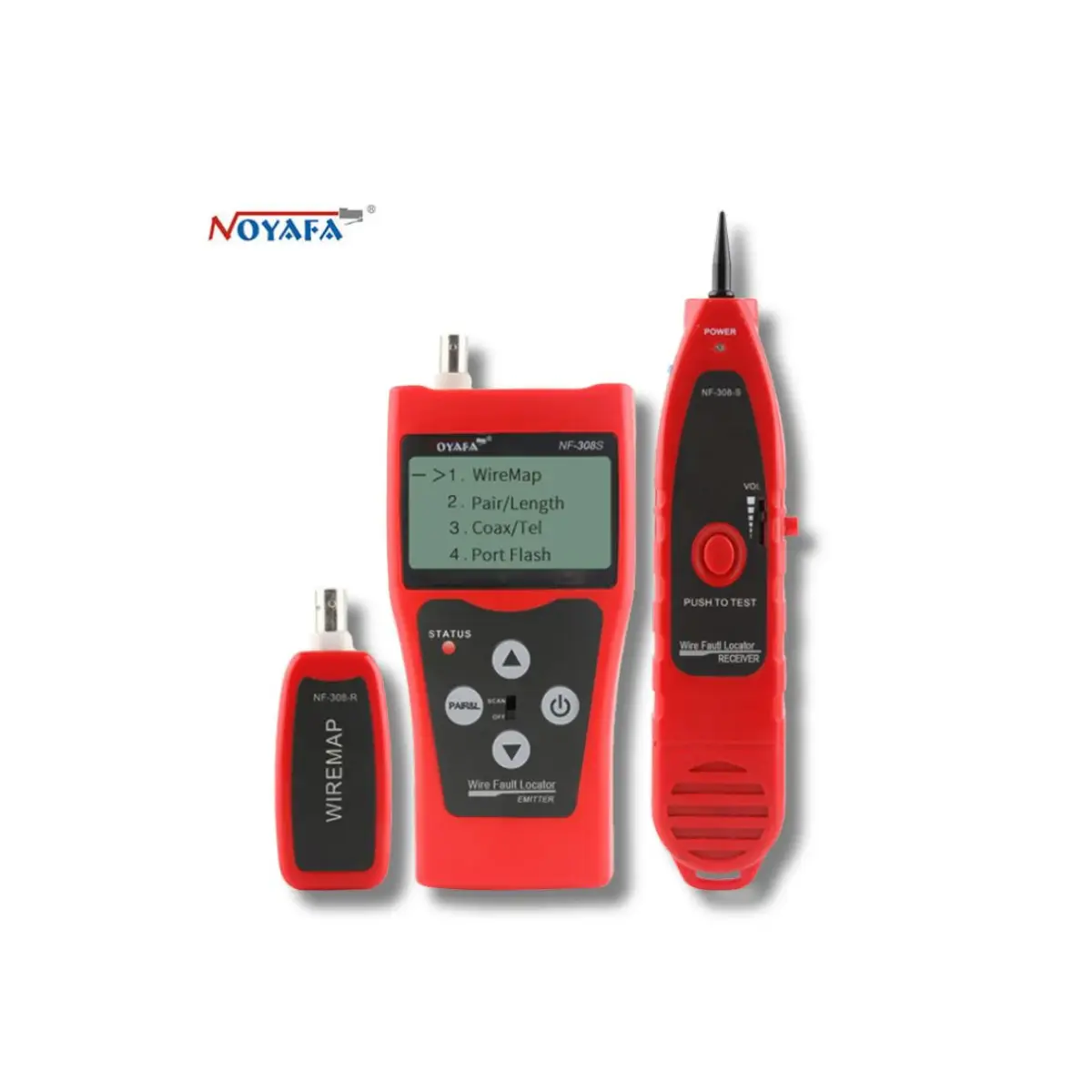 NOYAFA NF-308S Network Kablo Test Cihazı RJ45 RJ11 BNC PoE Tester
