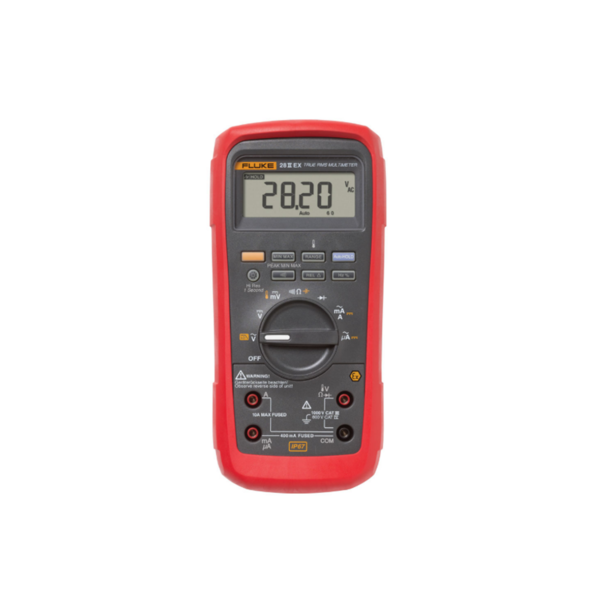 Fluke 28-II Ex Kendinden Emniyetli True RMS Multimetre