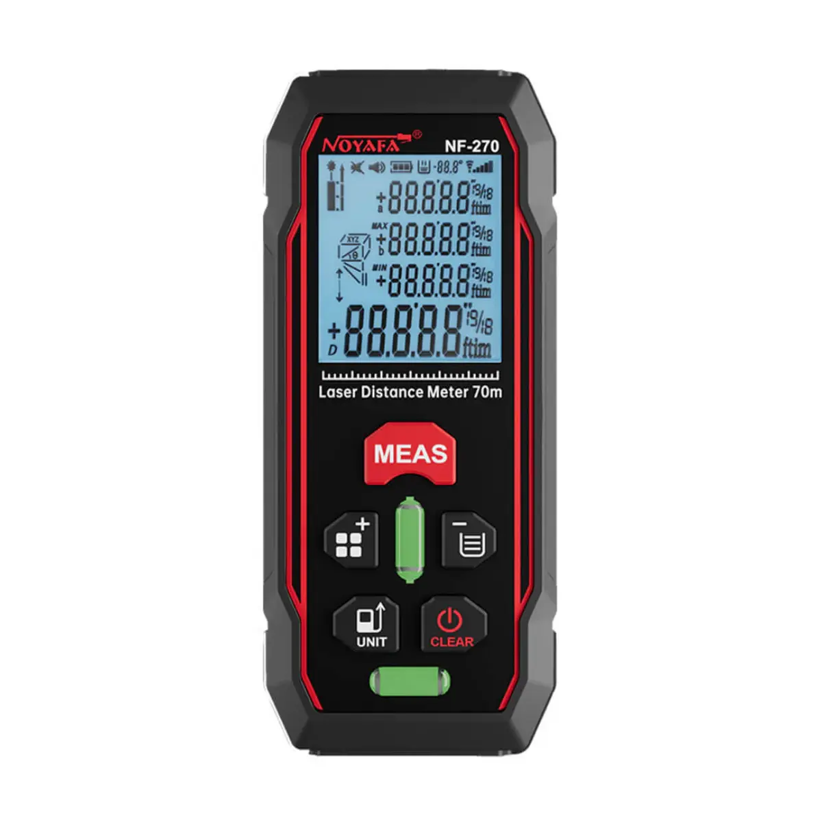 NOYAFA NF-270 Lazer Mesafe Ölçer 70m Hassas Dijital Metre