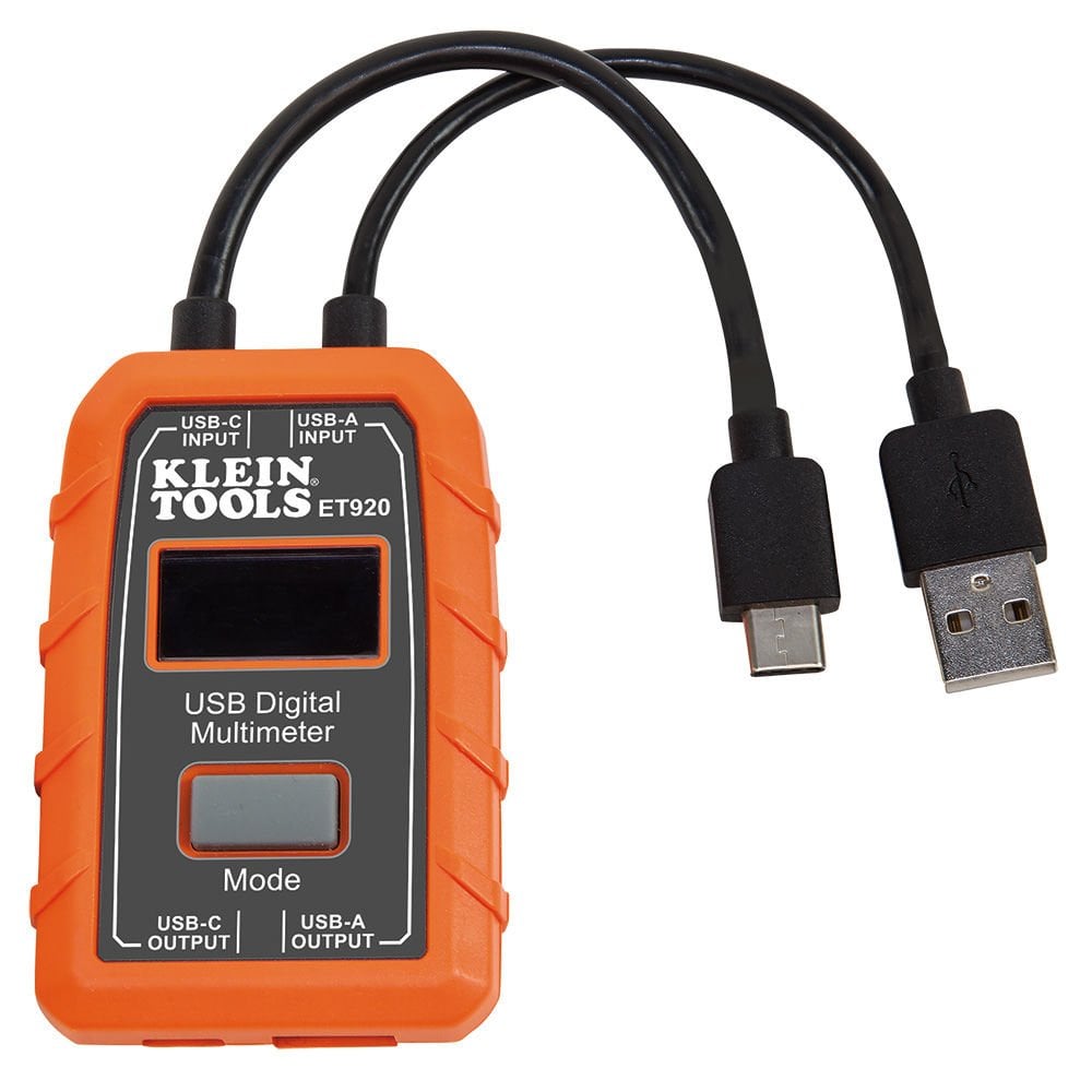Klein Tools ET-920 USB Type A ve Type C Dijital Multimetre