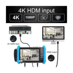 NOYAFA NF-716ADHS PRO CCTV Kamera Test Cihazı 4K IP Analog PoE Tester