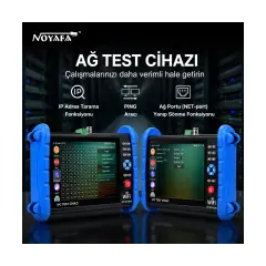 NOYAFA NF-İPC722ATCHS CCTV Kamera Test Cihazı 4K IP Analog PoE Tester