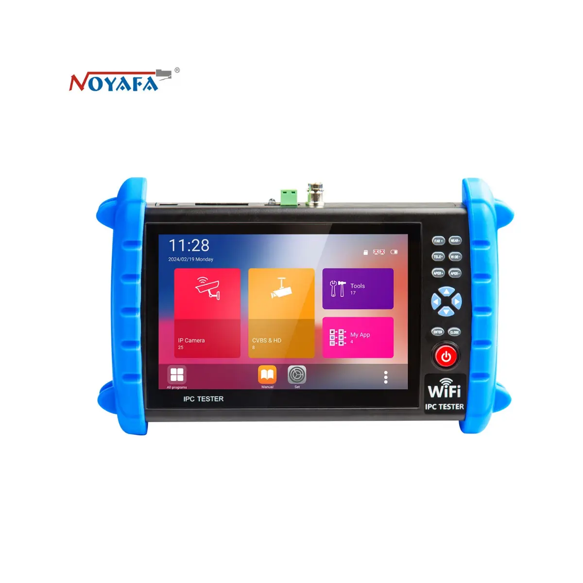 NOYAFA NF-İPC722ATCHS CCTV Kamera Test Cihazı 4K IP Analog PoE Tester