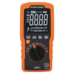 Klein Tools MM-450 Otomatik Aralıklı Sıcaklık Ölçer Slim Dijital Multimetre 600V