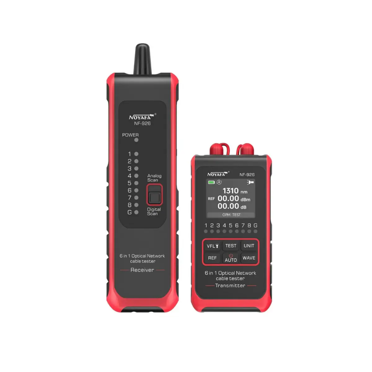 NOYAFA NF-926 Fiber Optik Test Cihazı 6’sı 1 Arada OPM VFL Işık Kaynağı Fiber Tanımlayıcı