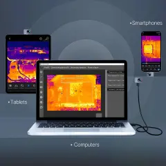 Thermal Master P2 Pro Android Termal Kamera | 256x192 IR, 15X Zoom, -20°C ~ 600°C