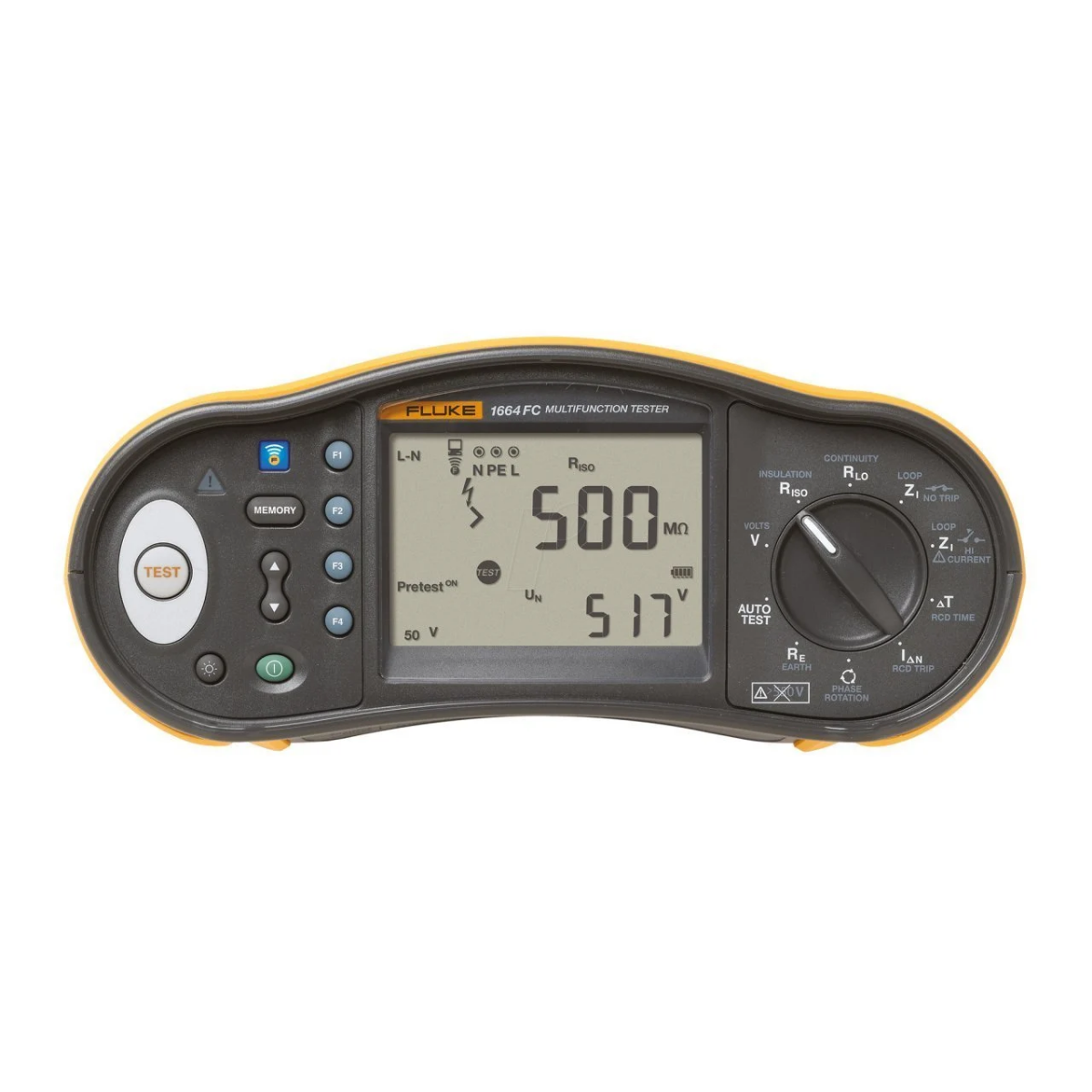 Fluke 1664 FC Çok Fonksiyonlu Tesisat Test Cihazı