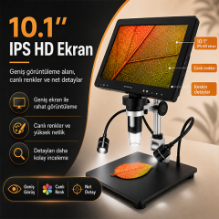 DM12A HDMI Bağlantılı Büyük Ekranlı Dijital Mikroskop | 1500X