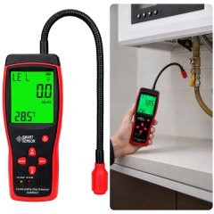 AS8800C Yanıcı Gaz Kaçak Bulucu | PPM ve LEL