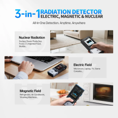 FNIRSI GC-03 Radyasyon Ölçüm Cihazı Geiger Sayacı