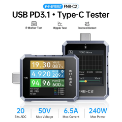 FNIRSI FNB-C2 USB Test Cihazı Type-C PD 3.1 Güç Ölçer