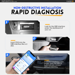 FNIRSI FD10 OBD2 Arıza Tespit Cihazı Bluetooth