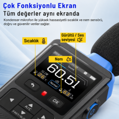 FNIRSI FDM-02 Desibelmetre Dijital Ses Seviyesi Ölçer