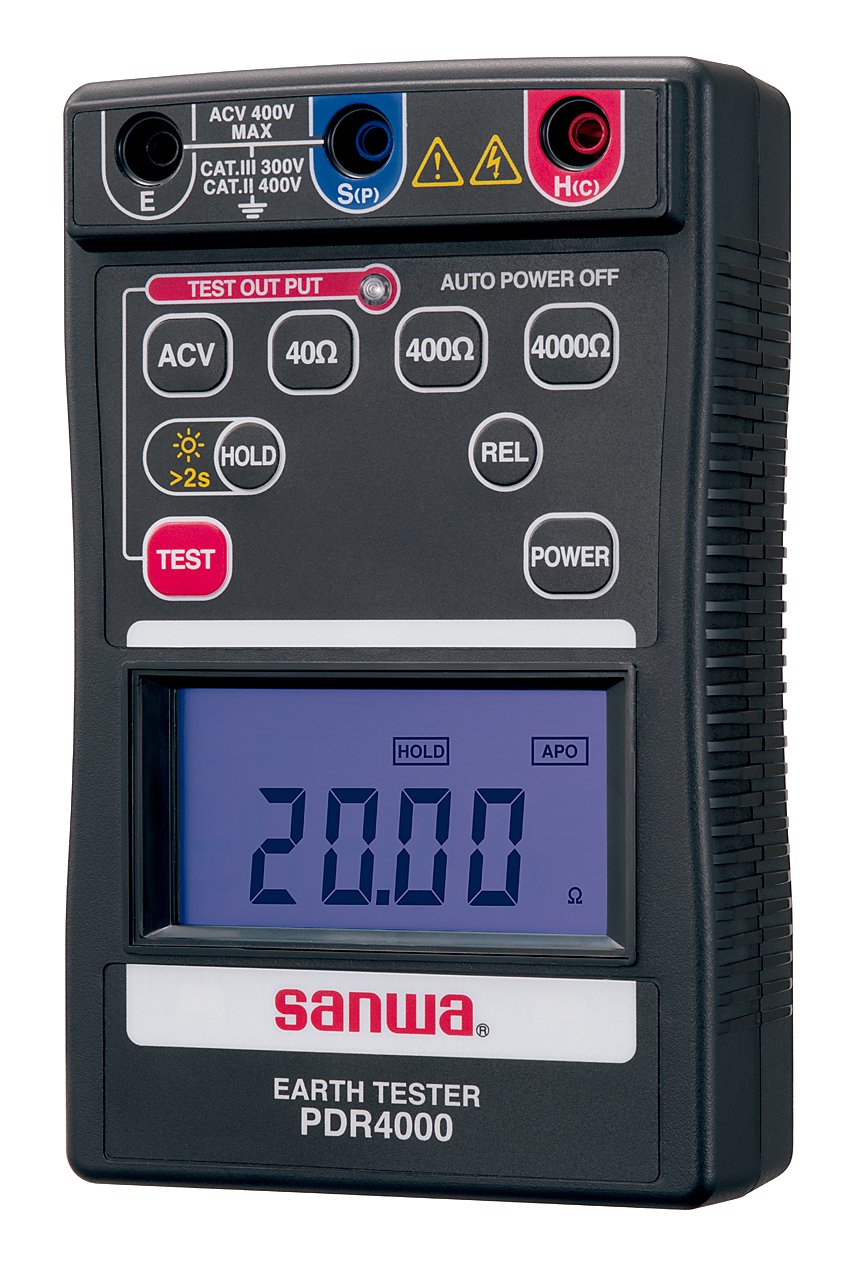SANWA PDR-4000  2 VE 3 KAZIKLI TOPRAK MEGERİ + ORJİNAL JAPON MARKASI