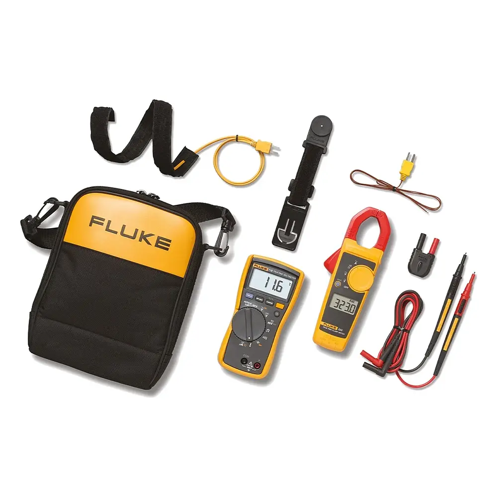 Fluke 116/323 HVAC Multimetre ve Pensampermetre Kombo Kiti