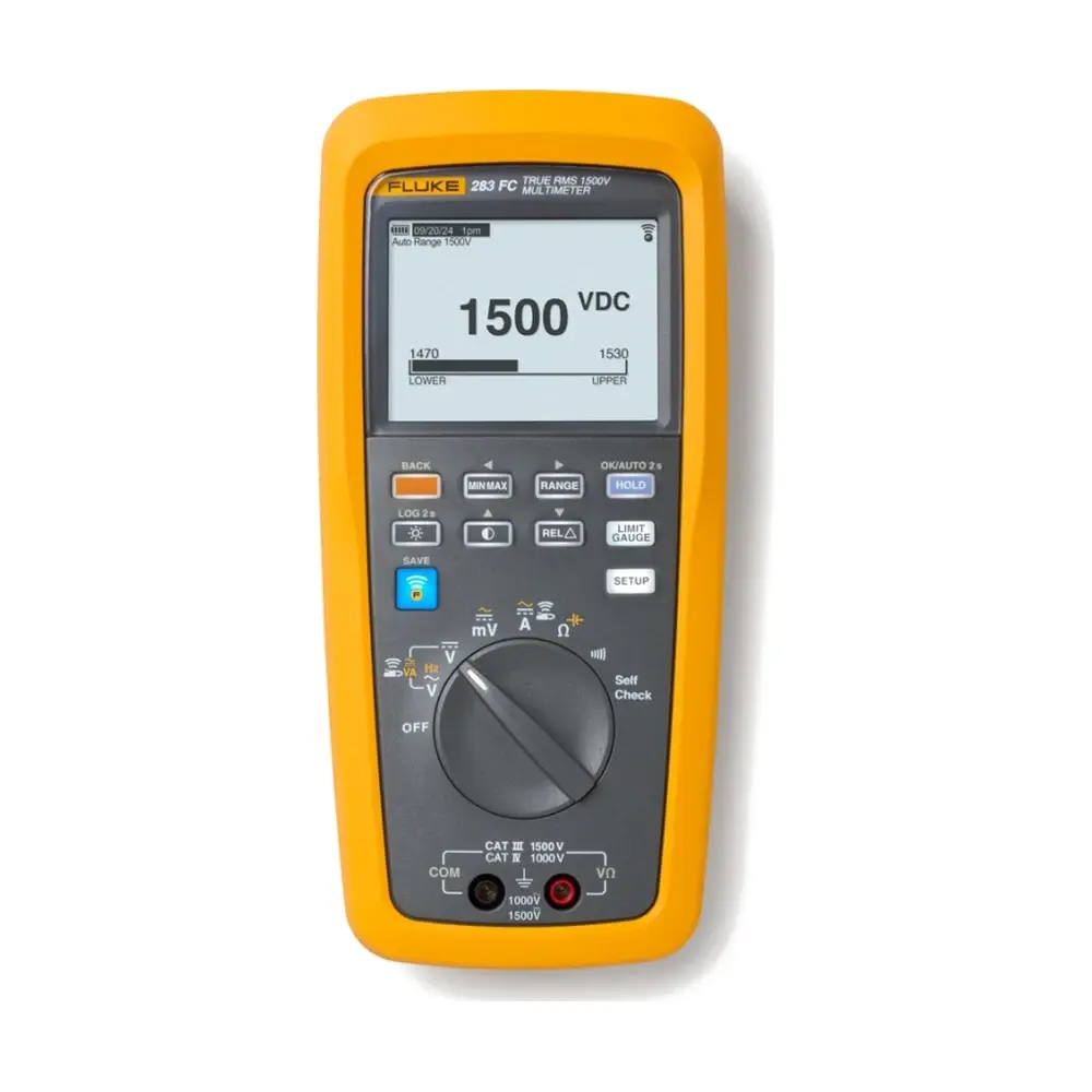 Fluke 283 FC True RMS Güneş Enerjisi (PV) Multimetresi CAT III 1500 V