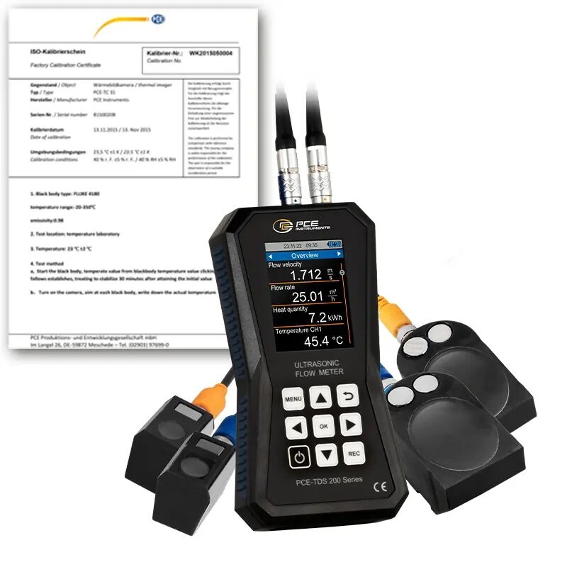 PCE Ultrasonik Debimetre