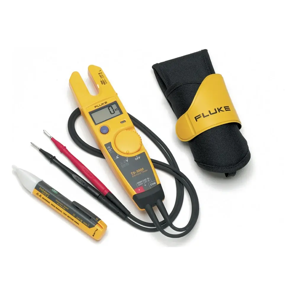 Fluke T5-H5-1AC Elektrik Test Cihazı, Kılıf ve Gerilim Dedektörü Kiti