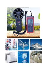 UNI-T UT363S Mini Dijital Rüzgar Hızı Ölçer Anemometre