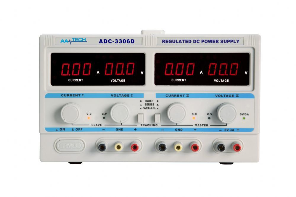AA-TECH ADC-3306D -30V 6A ÇİFT ÇIKIŞLI DC GÜÇ KAYNAĞI