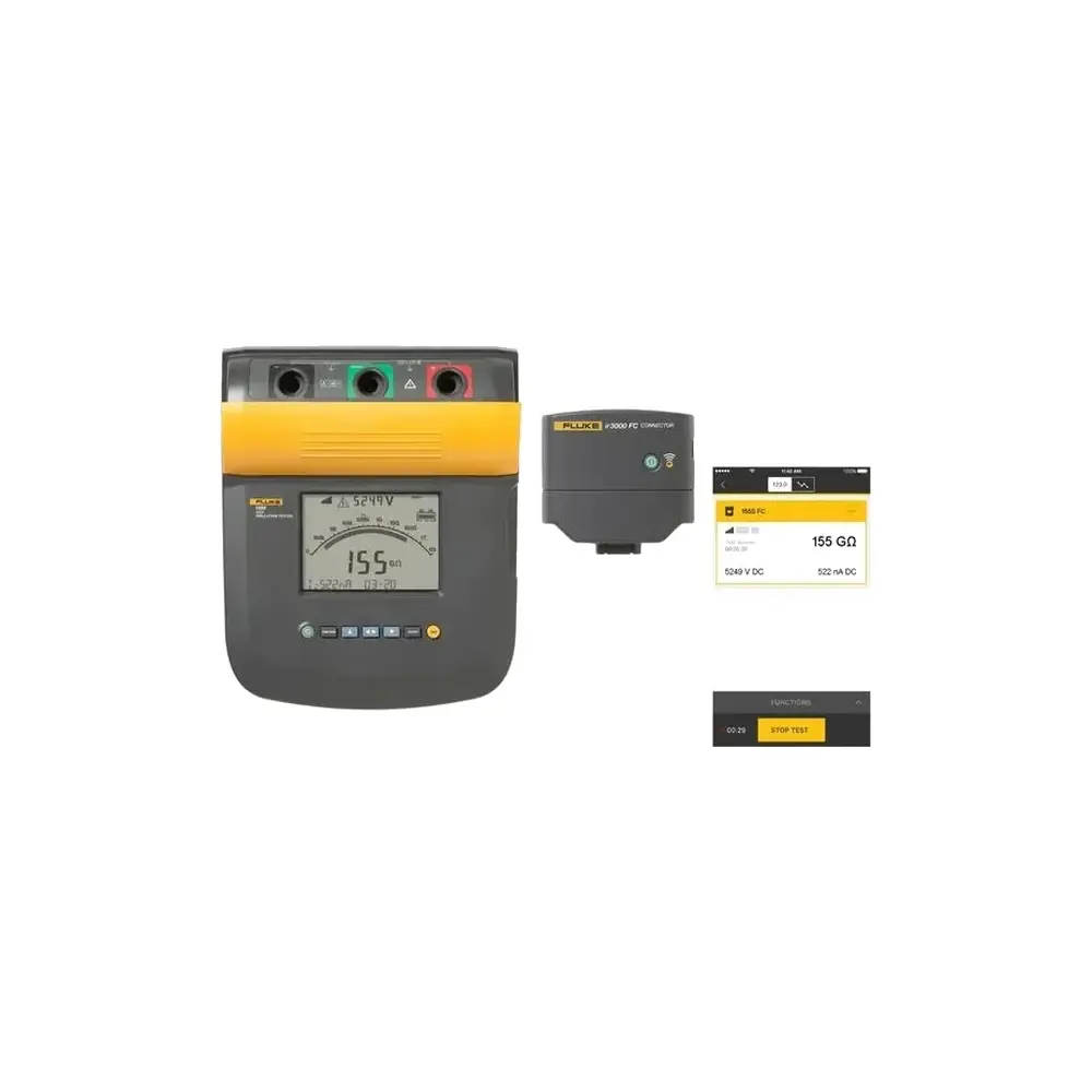Fluke 1555 FC 10 kV İzolasyon Direnci Test Cihazı