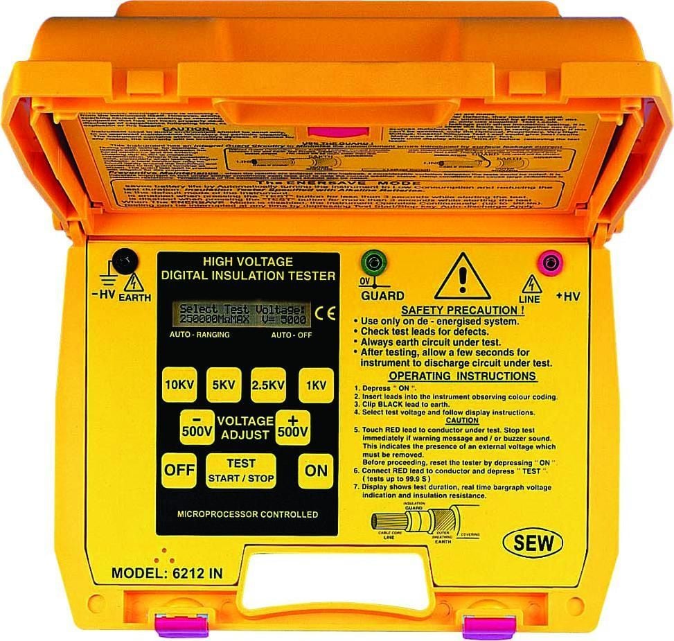 SEW-6210IN 5000V DIJITAL İZOLASYON MEGERİ