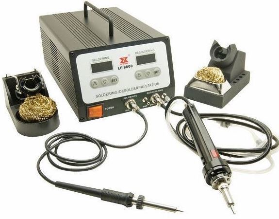 XYTRONIC LF-8800 220 V. - 32 V. 100 W. Vakum Emici Digital İstasyon Havya (Lead-Free)