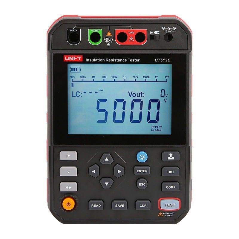 UNI-T UT513C 5kV Yalıtım Direnci Test Cihazı