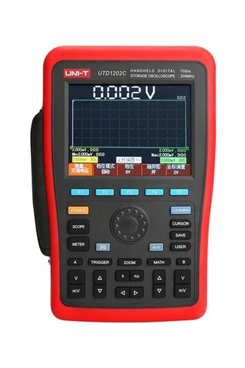 UNI-T UTD1202C Elde Taşınabilir İki Kanallı Dijital Hafızalı Osiloskop
